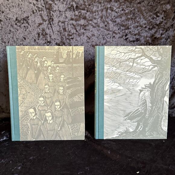 Jane Eyre & Wuthering Heights Box Set by Charlotte & Emily Brontë | 1943 - Picture 2 of 11